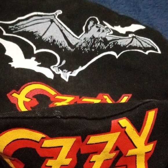 Black Cap 1982 Ozzy Osbourne Diary Of A Madman Tour Used Condition - Picture 2 of 4